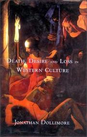 Front cover of Death, desire, and loss in Western culture by Jonathan Dollimore