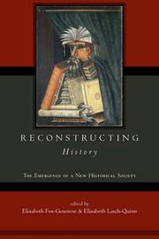 Front cover of Reconstructing history by Elizabeth Fox-Genovese