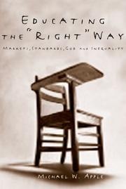 Cover of Educating the "Right" Way by Michael W. Apple