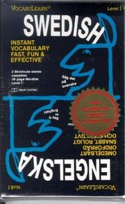 Front cover of Swedish/English: Level 1: VocabuLearn by Unknown