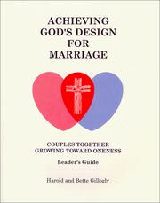 Front cover of Achieving God's Design for Marriage by Harold Gillogly