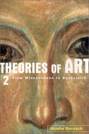 Front cover of Theories of art by Moshe Barasch