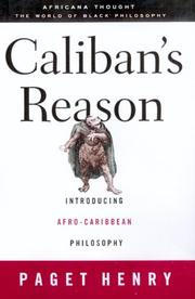 Cover of Caliban's Reason by Paget Henry