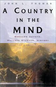 Cover of A country in the mind by Thomas, John L.