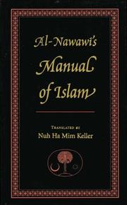 Front cover of Al-Nawawi's Manual of Islam by Nawawī