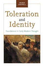 Front cover of Toleration and identity by Ingrid Creppell