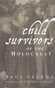 Front cover of Child Survivors of the Holocaust by Paul Valent