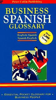Front cover of Business glossary by P. H. Collin
