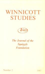 Cover of Winnicott Studies by Squiggle Foundation