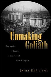 Cover of Unmaking Goliath by Jame DeFilippis
