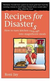 Cover of Recipes for Disasters by Roni Jay