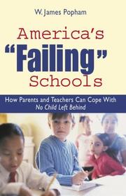 Front cover of America's "failing" schools by Popham, W. James.