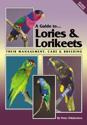 Front cover of Guide to Lories and LorikeetsýýTheir Management, Care and Breeding by Pete Odekerken