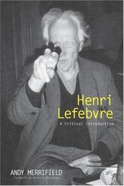 Cover of Henri Lefebvre by Andy Merrifield