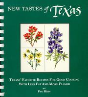 Front cover of New Tastes of Texas by Peg Hein