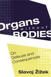 Cover of Organs without Bodies by Slavoj Žižek