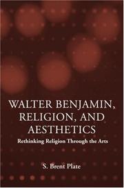 Front cover of Walter Benjamin, religion, and aesthetics by S. Brent Plate