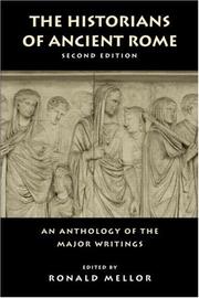 Cover of The historians of ancient Rome by Ronald Mellor