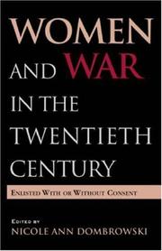 Front cover of Women and War in the Twentieth Century by Nicole A. Dombrowski