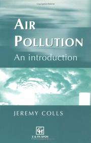 Cover of Air pollution by Jeremy Colls