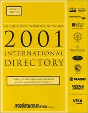 Front cover of Business Women's Network 2001 International Directory by Business Women's Network