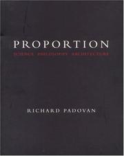 Cover of Proportion by Richard Padovan