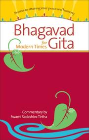 Front cover of Bhagavad Gita for Modern Times by Swami Sadashiva Tirtha