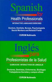 Front cover of Spanish for health professionals by Darío Sánchez