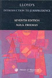 Cover of Lloyd's introduction to jurisprudence by Michael Freeman