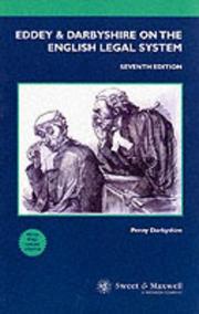 Front cover of Eddey and Darbyshire on the English Legal System (Concise College Texts) by Penny Darbyshire
