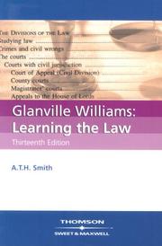 Front cover of Glanville Williams by Glanville L. Williams