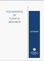 Front cover of Foundations of Clinical Research by Alan Sugar