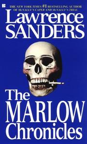 Cover of The Marlow Chronicles by Lawrence Sanders