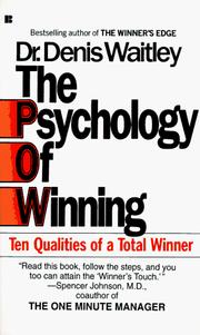 Front cover of The Psychology of Winning by Denis Waitley