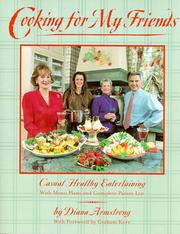 Front cover of Cooking for My Friends by Diana Armstrong
