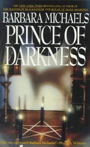 Front cover of Prince of Darkness by Barbara Michaels