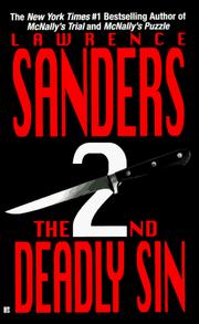 Cover of The Second Deadly Sin by Lawrence Sanders