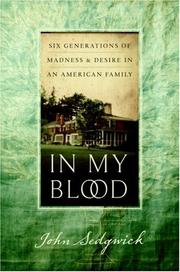 Front cover of In My Blood by John Sedgwick