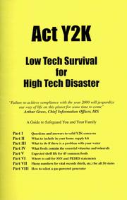 Cover of Act Y2K Home Survival Guide (Act Y2K Information Series) by J. Christopher Whisman