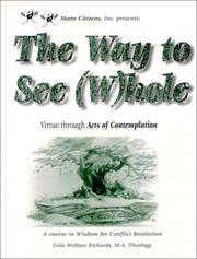 Front cover of The Way to See (W)hole by Unknown