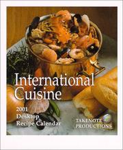 Front cover of International Cuisine 2001 by Susan Seed