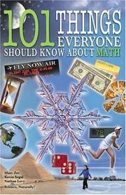 Cover of 101 Things Everyone Should Know About Math by Marc Zev