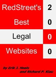 Cover of RedStreet's Best Legal Websites 2000 by Erik J. Heels