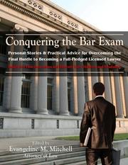 Cover of Conquering the Bar Exam by Evangeline M. Mitchell