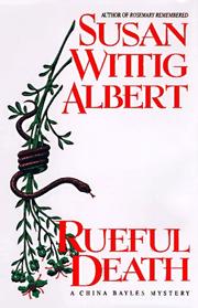 Cover of Rueful death by Susan Wittig Albert
