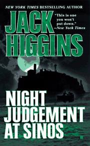 Front cover of Night judgement at Sinos by Henry Patterson