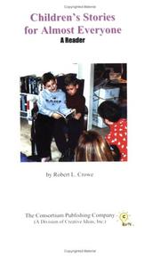 Cover of Children's stories for almost everyone by Dr. Robert L. Crowe