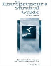 Front cover of The Entrepreneur's Survival Guide by Mark Paul