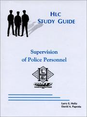 Front cover of Supervision of Police Personnel HLC Study Guide (2001 Edition) by Larry E. Holtz