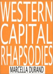 Front cover of Western Capital Rhapsodies by Marcella Durand